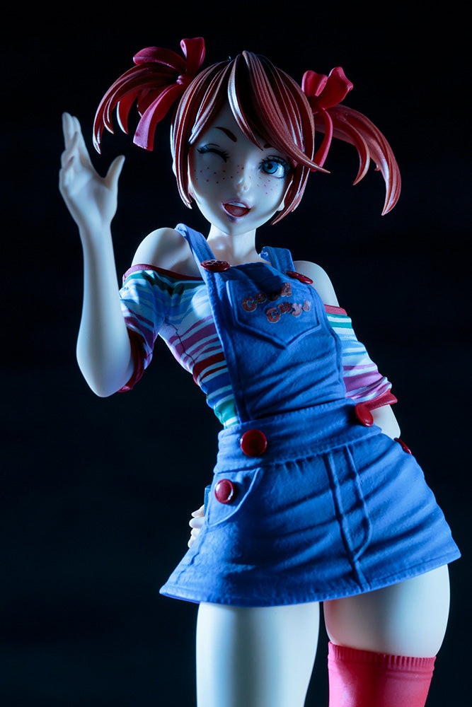 KOTOBUKIYA HORROR BISHOUJO CHUCKY フィギュア Kotobukiya HORROR BISHOUJO Child's Play Bride of Chucky Chucky 1/7