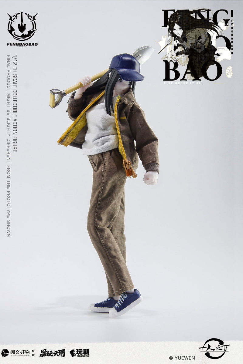 Under One Person Feng Bao Bao Work Clothes Ver. 1/12 Action Figure JAPAN