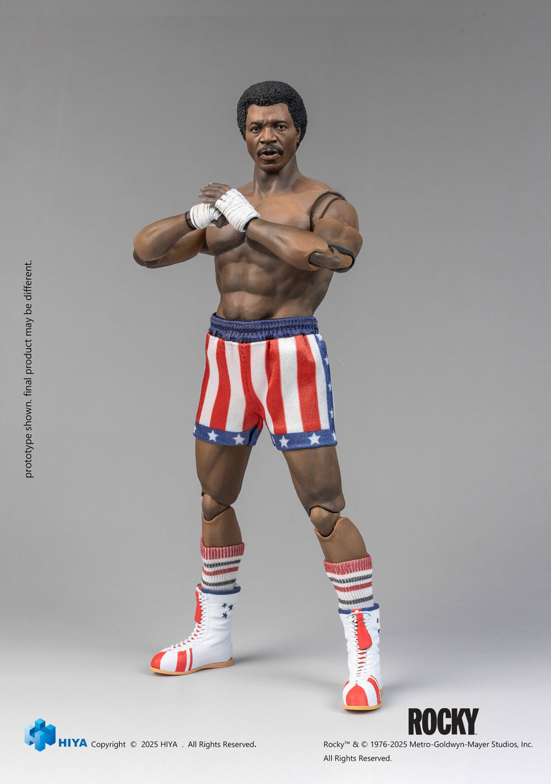 Hiya Toys Rocky Apollo Creed 1/12 Action Figure JAPAN OFFICIAL