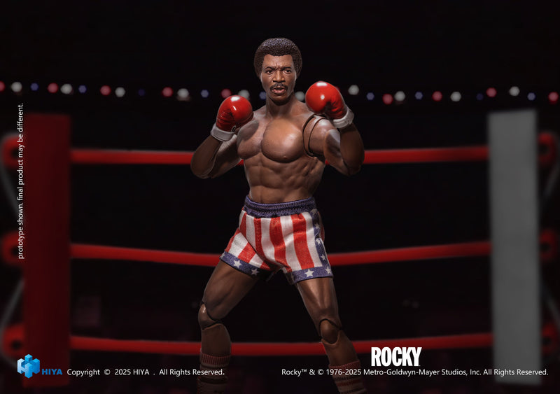 Hiya Toys Rocky Apollo Creed 1/12 Action Figure JAPAN OFFICIAL