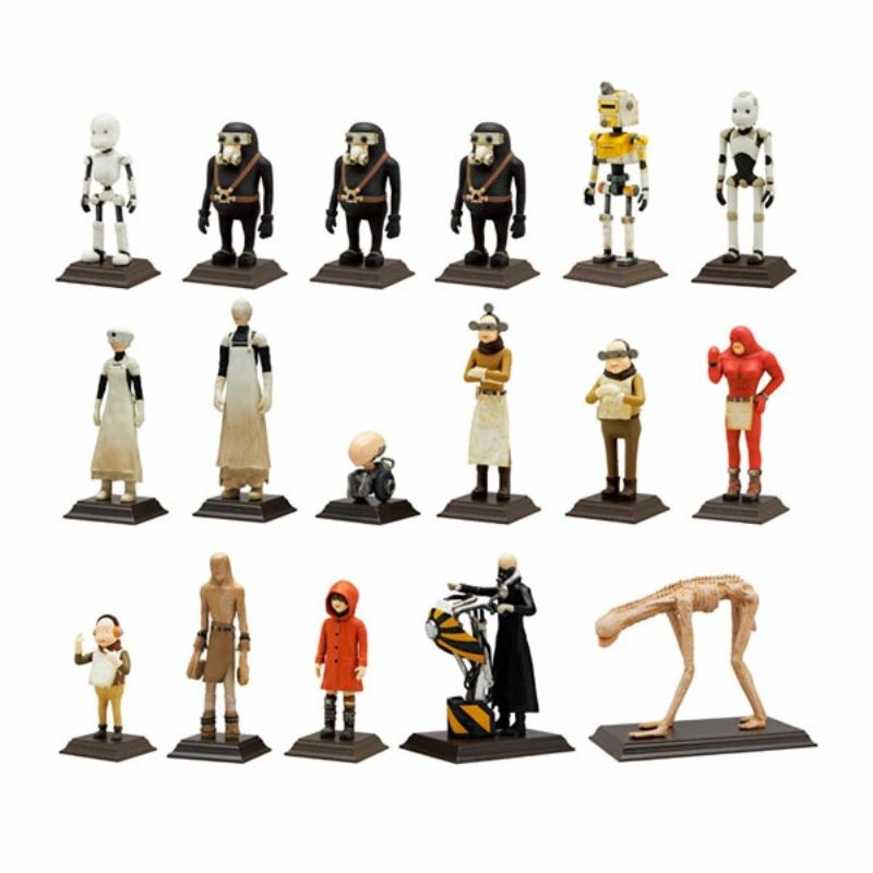 KITAN CLUB JUNK HEAD Figure Mascot 17 Figure Set JAPAN OFFICIAL