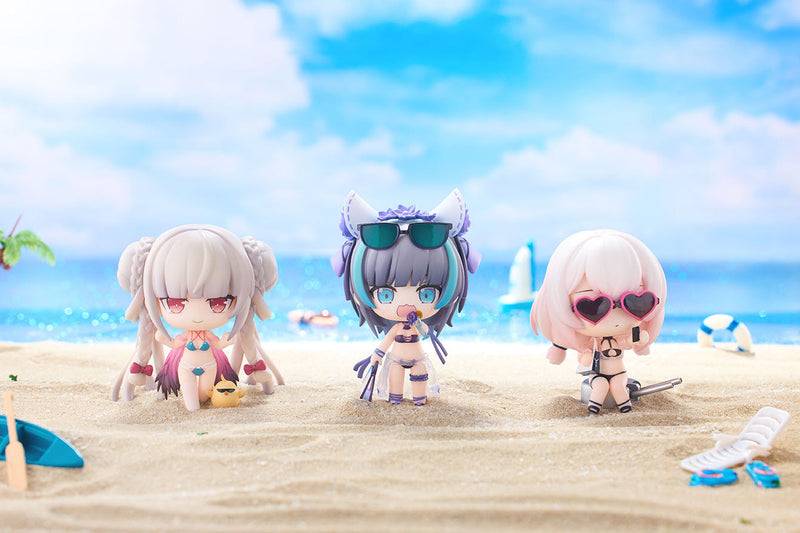 Hanabee Azur Lane Traje de baño de verano Modelo completo Figura Chibi Vol.2 3 Set JAPÓN