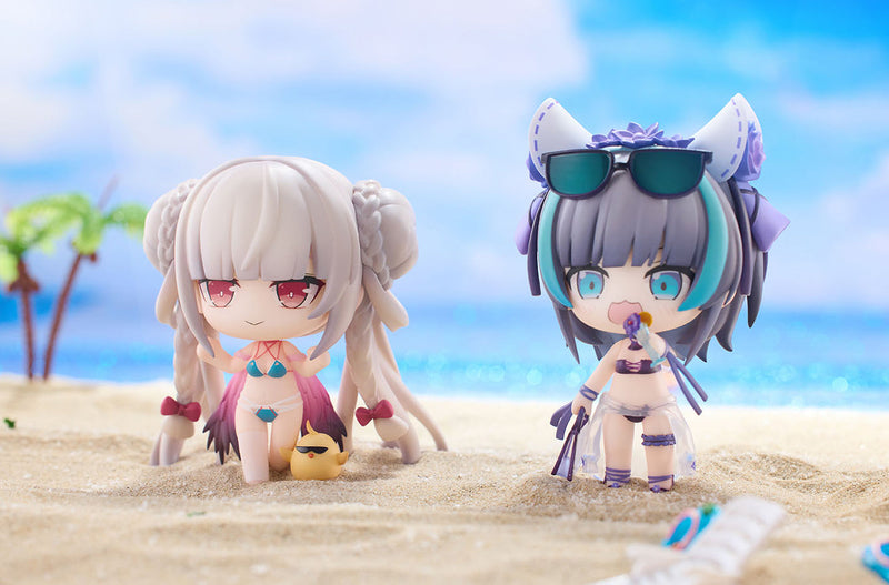 Hanabee Azur Lane Traje de baño de verano Modelo completo Figura Chibi Vol.2 3 Set JAPÓN