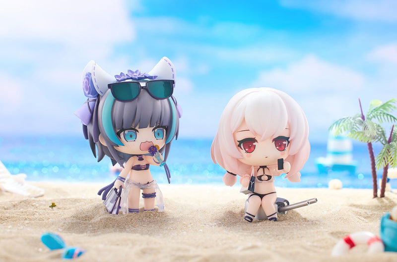 Hanabee Azur Lane Traje de baño de verano Modelo completo Figura Chibi Vol.2 3 Set JAPÓN