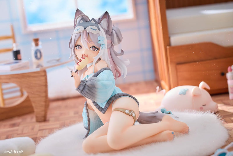 Vivifica la ilustración de Oyasumi Ookami Haino de henreader Deluxe Ver. Figura 1/6