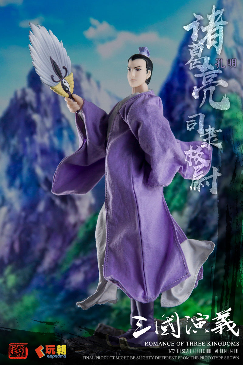 KEEPGOING Studio Sangokushi Engi Zhuge Liang 1/12 Action Figure GIAPPONE UFFICIALE