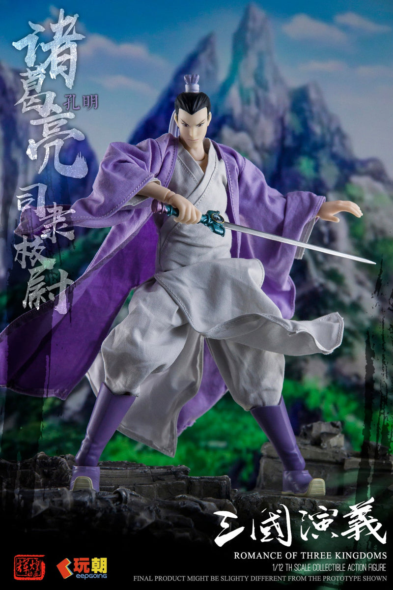 KEEPGOING Studio Sangokushi Engi Zhuge Liang 1/12 Action Figure GIAPPONE UFFICIALE