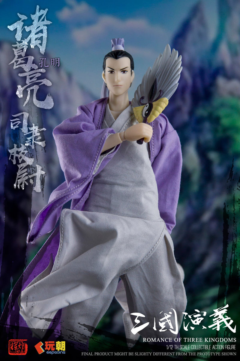KEEPGOING Studio Sangokushi Engi Zhuge Liang 1/12 Action Figure GIAPPONE UFFICIALE