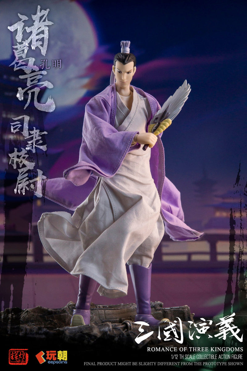 KEEPGOING Studio Sangokushi Engi Zhuge Liang 1/12 Action Figure GIAPPONE UFFICIALE