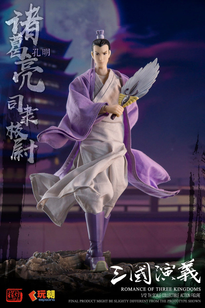KEEPGOING Studio Sangokushi Engi Zhuge Liang 1/12 Action Figure GIAPPONE UFFICIALE