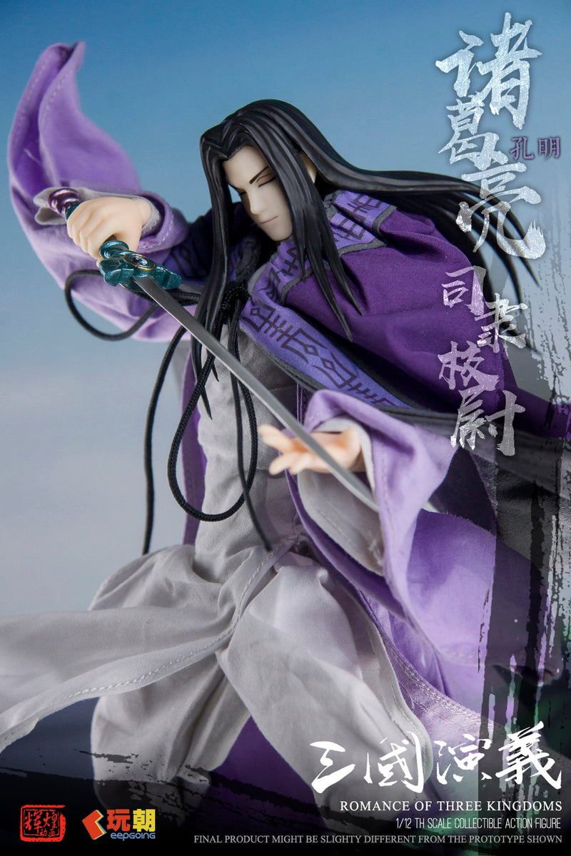 KEEPGOING Studio Sangokushi Engi Zhuge Liang 1/12 Action Figure GIAPPONE UFFICIALE