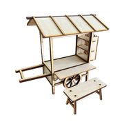 Cobaanii Mokei Kobo Food cart 1/12 Model Kit JAPAN OFFICIAL