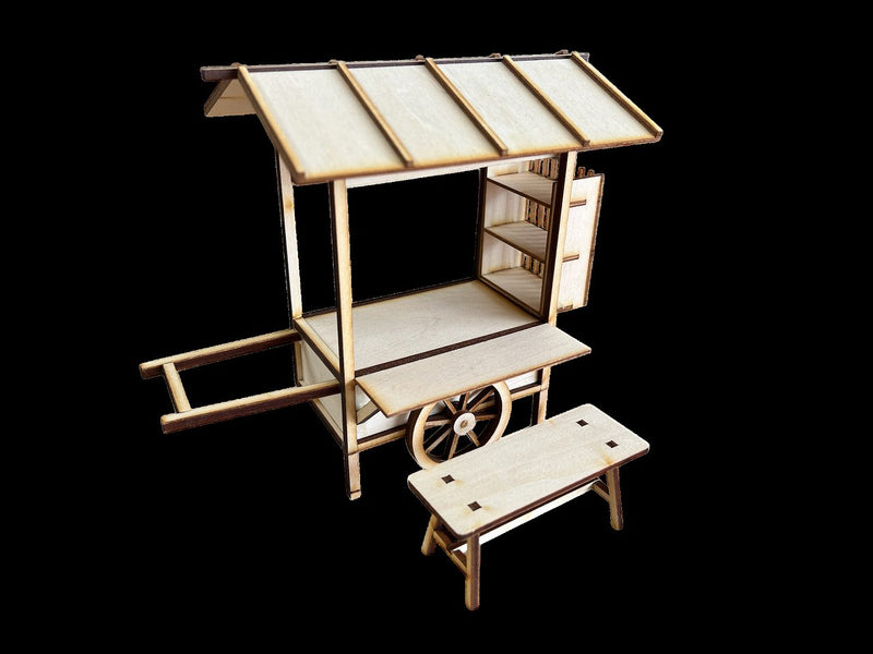 Cobaanii Mokei Kobo Lebensmittelwagen 1/12 Modellbausatz JAPAN OFFIZIELL