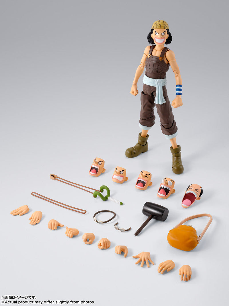 BANDAI S.H.Figuarts ONE PIECE Romance Dawn Usopp Action Figure JAPAN OFFICIAL