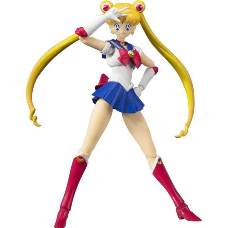 BANDAI S.H.Figuarts Sailor Moon Animation Color Edition Action Figure JAPAN