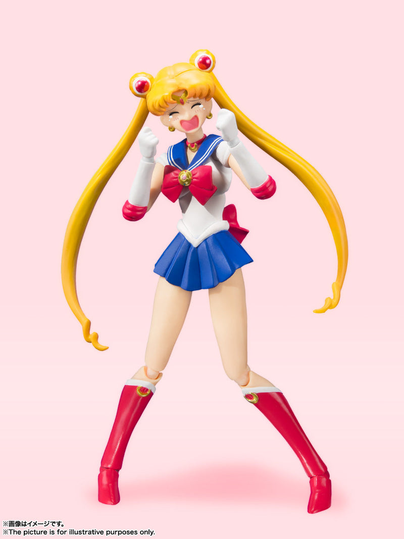 BANDAI S.H.Figuarts Sailor Moon Animation Color Edition Action Figure JAPAN