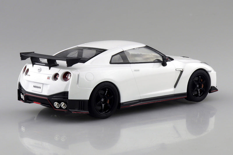 RakuPla Snap Car No.05-BW R35 GT-R NISMO 2017 Brilliant White Pearl Modellbausatz