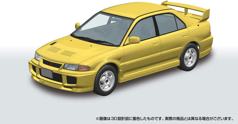 RakuPla Snap Car CE9A Lancer GSR Evolution III 1995 Löwenzahngelb Modellbausatz