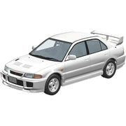 RakuPla Snap Car No.04-SW Lancer GSR Evolution III 1995 Scotia White Model Kit