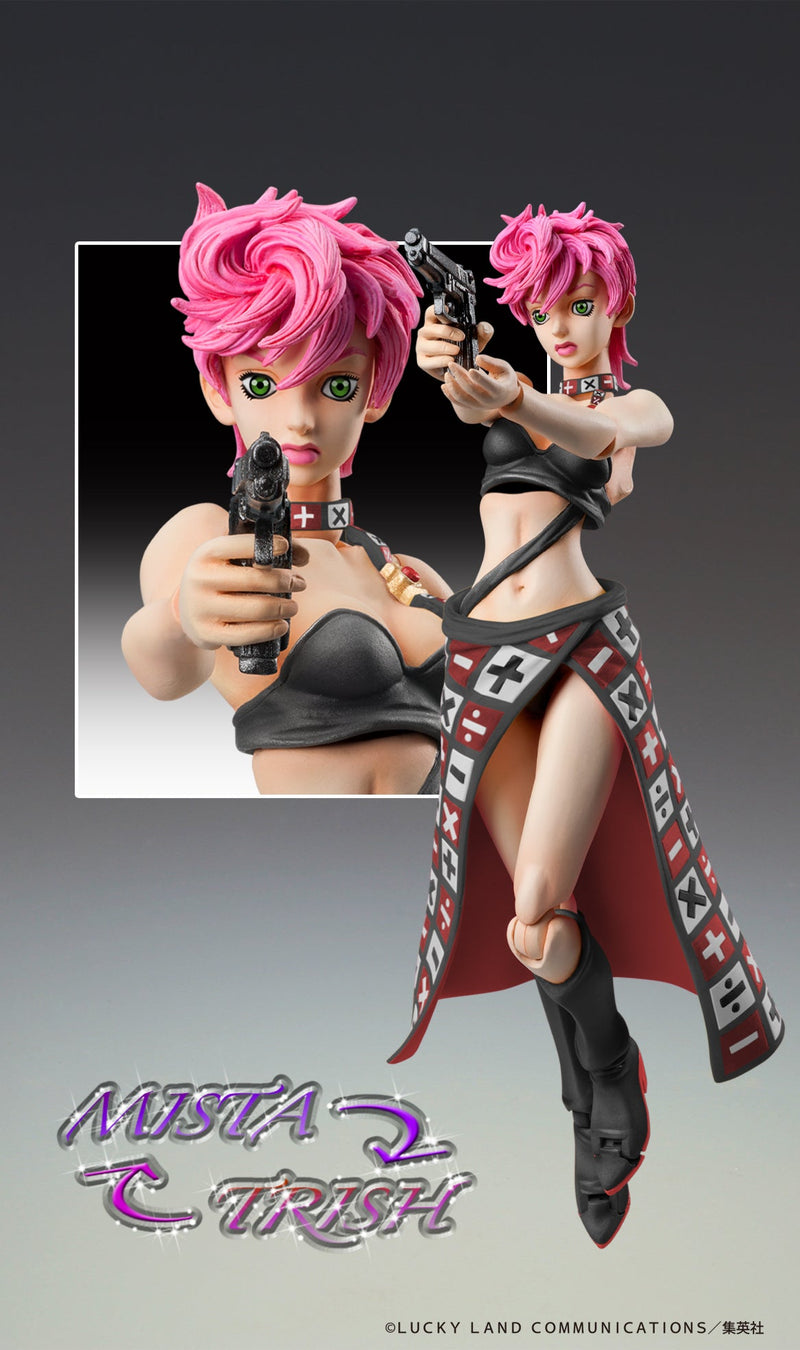 Super Action Statue JoJo's Bizarre Adventure Part. V Trish Una Ver. BLACK Figure
