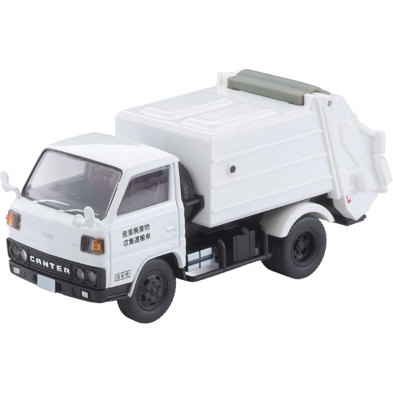 Tomica Limited Vintage NEO LV-N343b Fusou Canter Garbage Truck White with Figure
