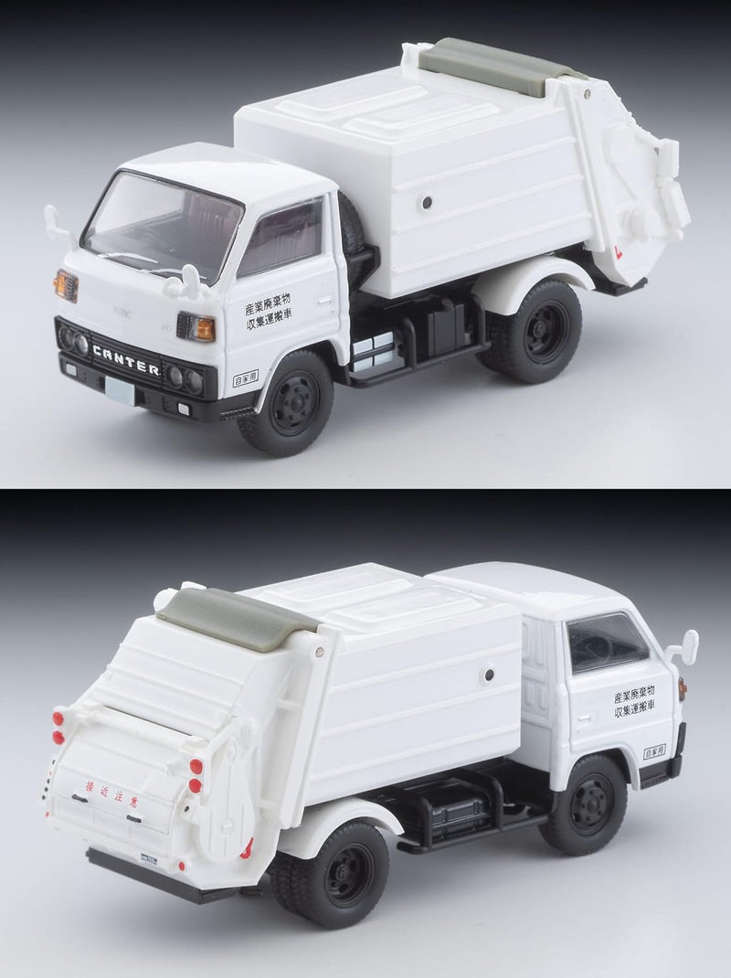Tomica Limited Vintage NEO LV-N343b Fusou Canter Garbage Truck White with Figure
