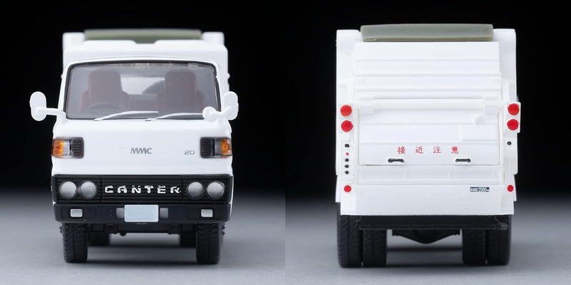 Tomica Limited Vintage NEO LV-N343b Fusou Canter Garbage Truck White with Figure