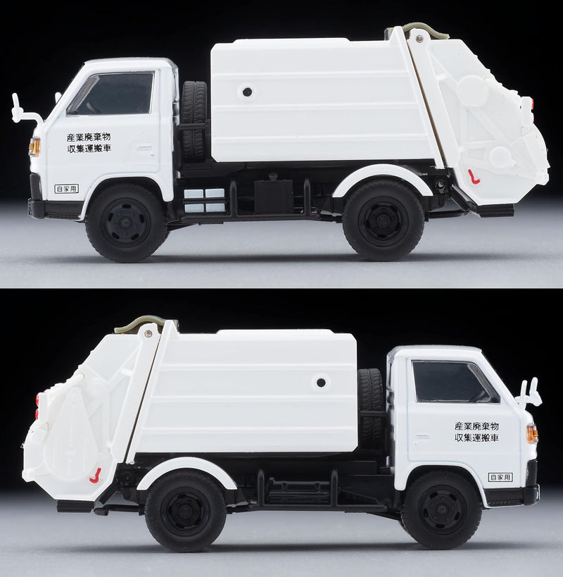 Tomica Limited Vintage NEO LV-N343b Fusou Canter Garbage Truck White with Figure