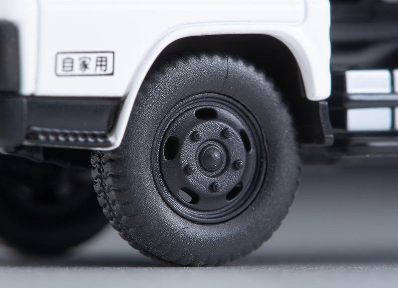 Tomica Limited Vintage NEO LV-N343b Fusou Canter Garbage Truck White with Figure