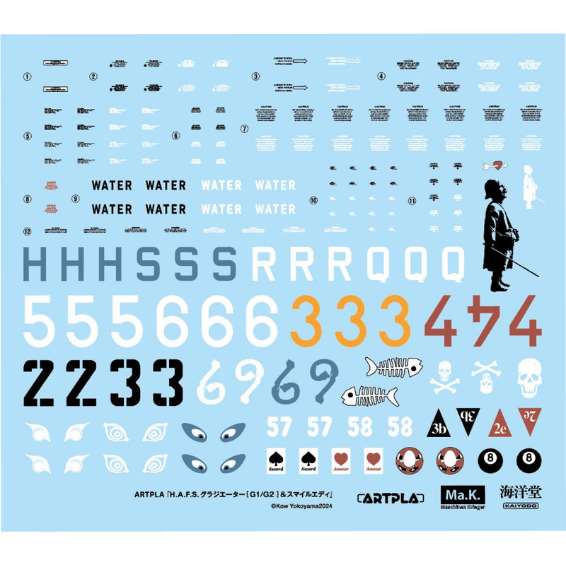 ARTPLA Maschinen Krieger H.A.F.S. Kit modelo GLADIADOR y sonrisa Eddie Amsel 1/35