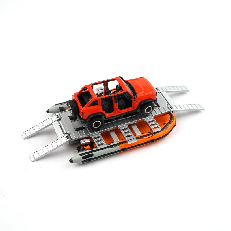 XCARTOYS Ford Bronco Gen. 6 Orange Tout Terrain Crossing Gear Set 1/64 JAPON