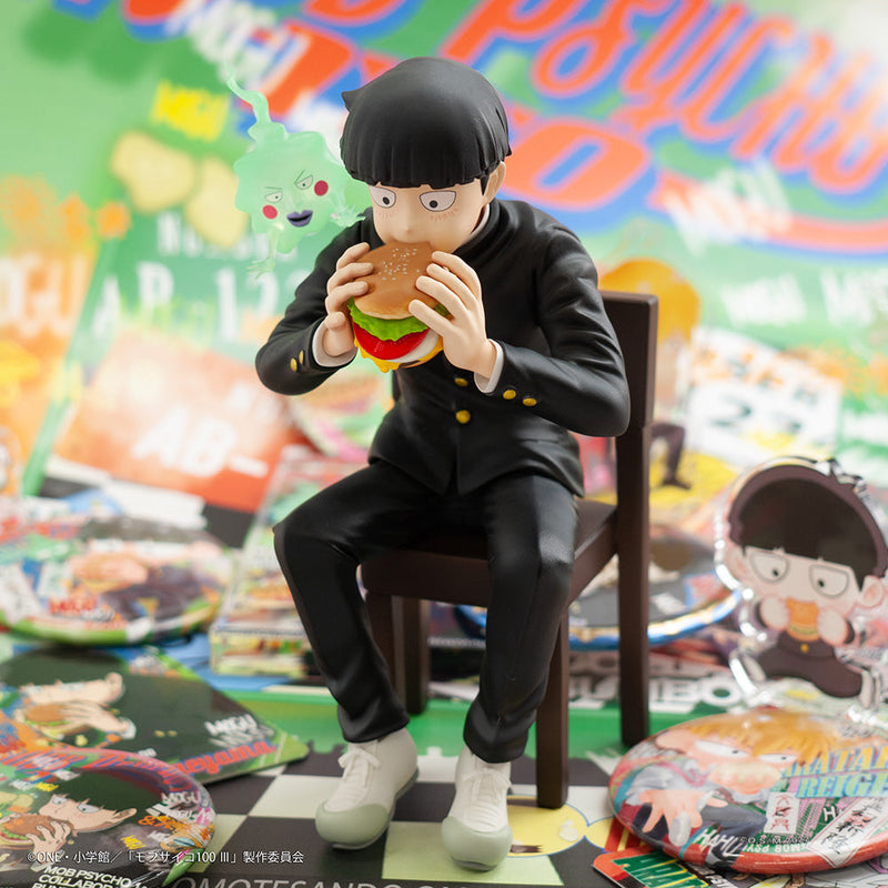 Mob Psycho 100 III x Bunbougu Cafe 2022 Figure Shigeo Kageyama & Dimple JAPAN