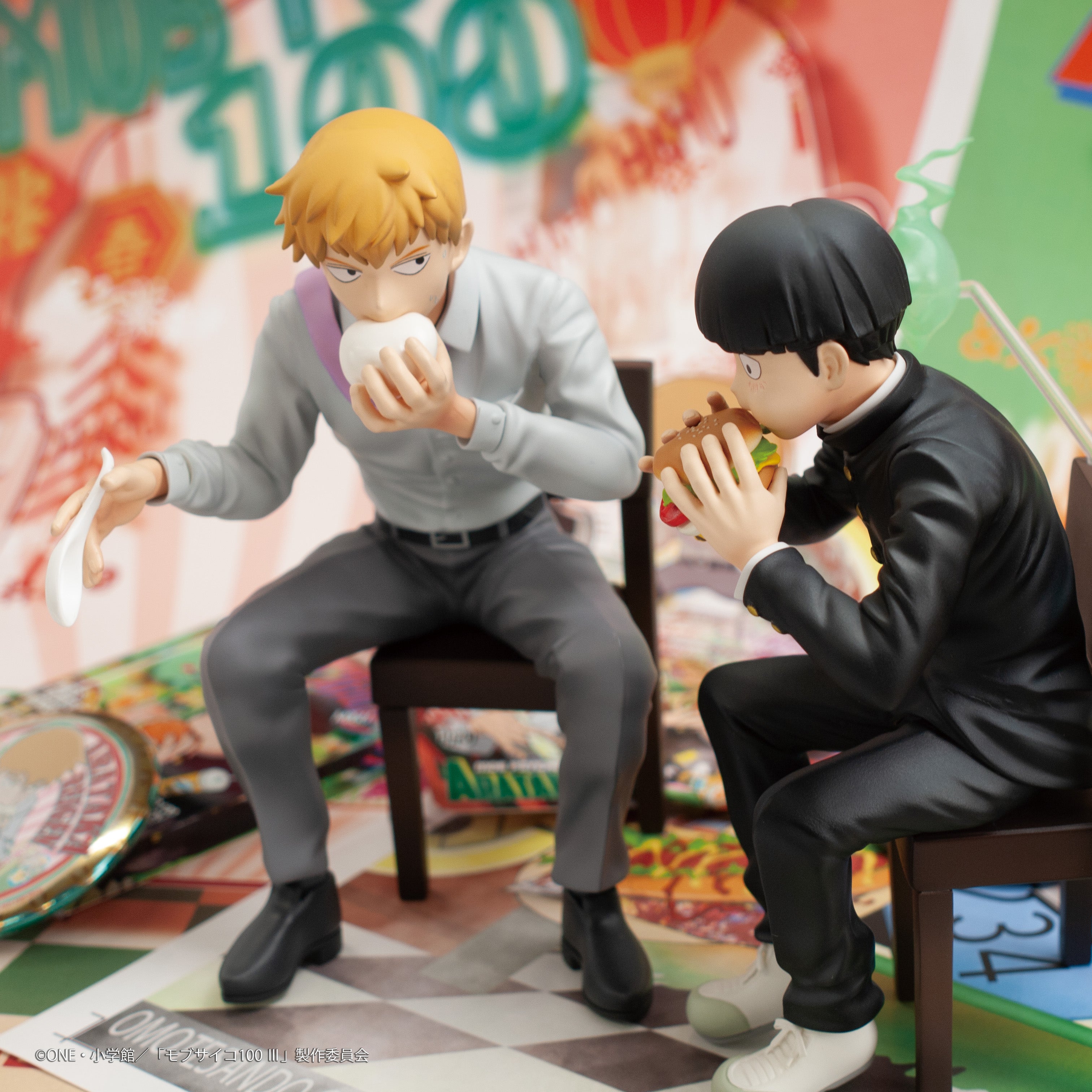 Mob Psycho 100 III x Bunbougu Cafe 2022 Figure Arataka Reigen