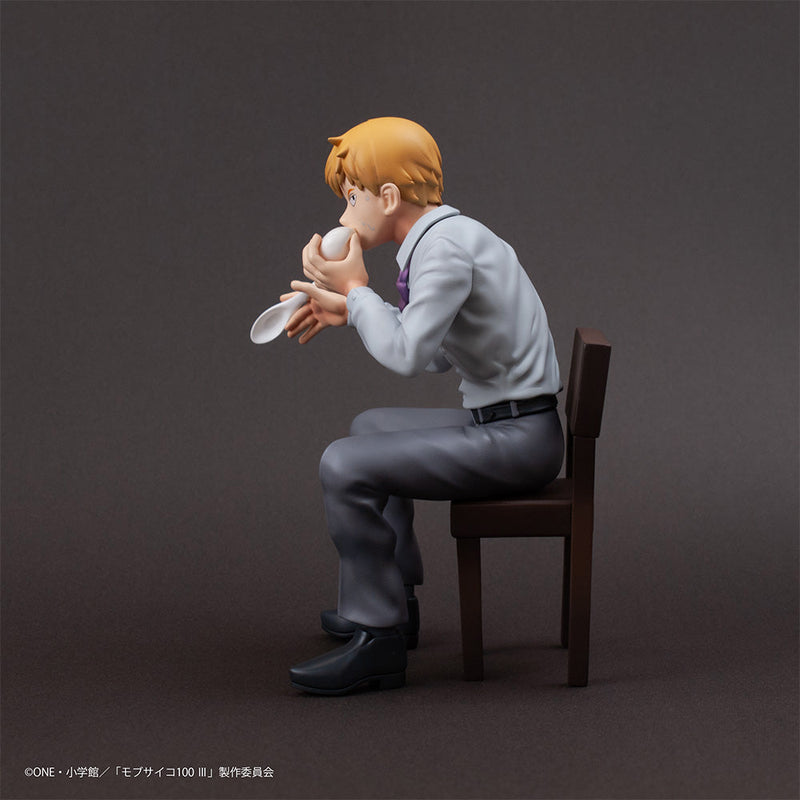 Mob Psycho 100 III x Bunbougu Cafe 2022 Figur Arataka Reigen JAPAN OFFIZIELL