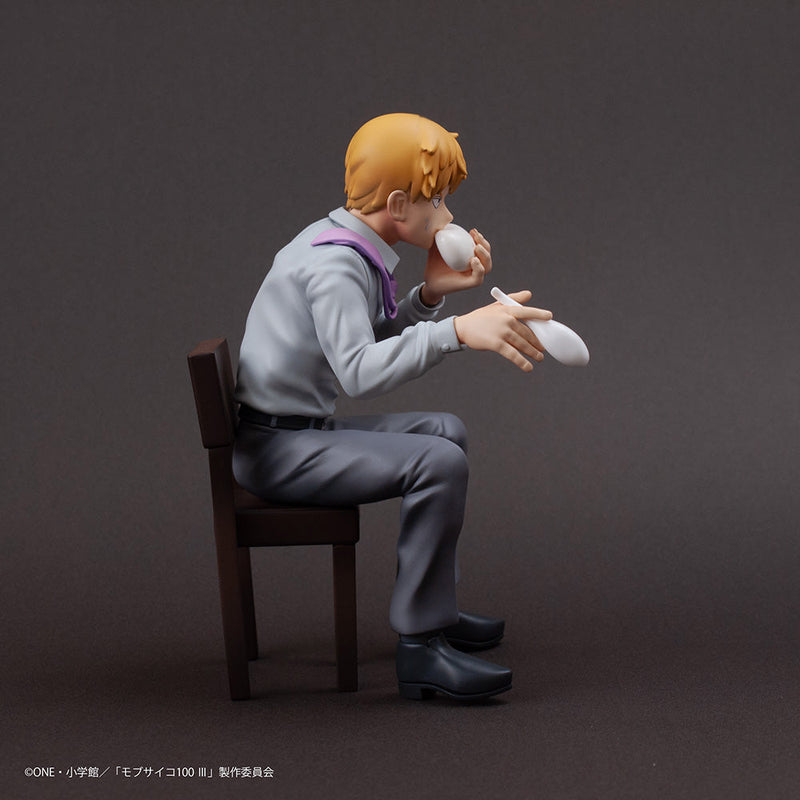 Mob Psycho 100 III x Bunbougu Cafe 2022 Figur Arataka Reigen JAPAN OFFIZIELL