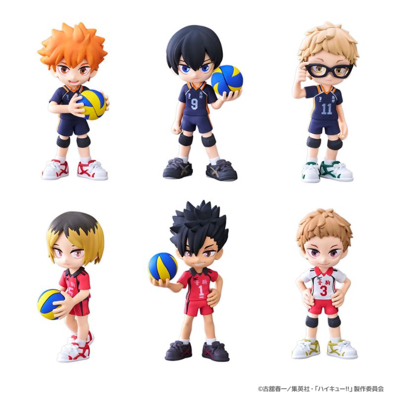 Bushiroad Creative PalVerse Haikyuu!! 6Pack BOX Figure JAPAN OFFICIAL
