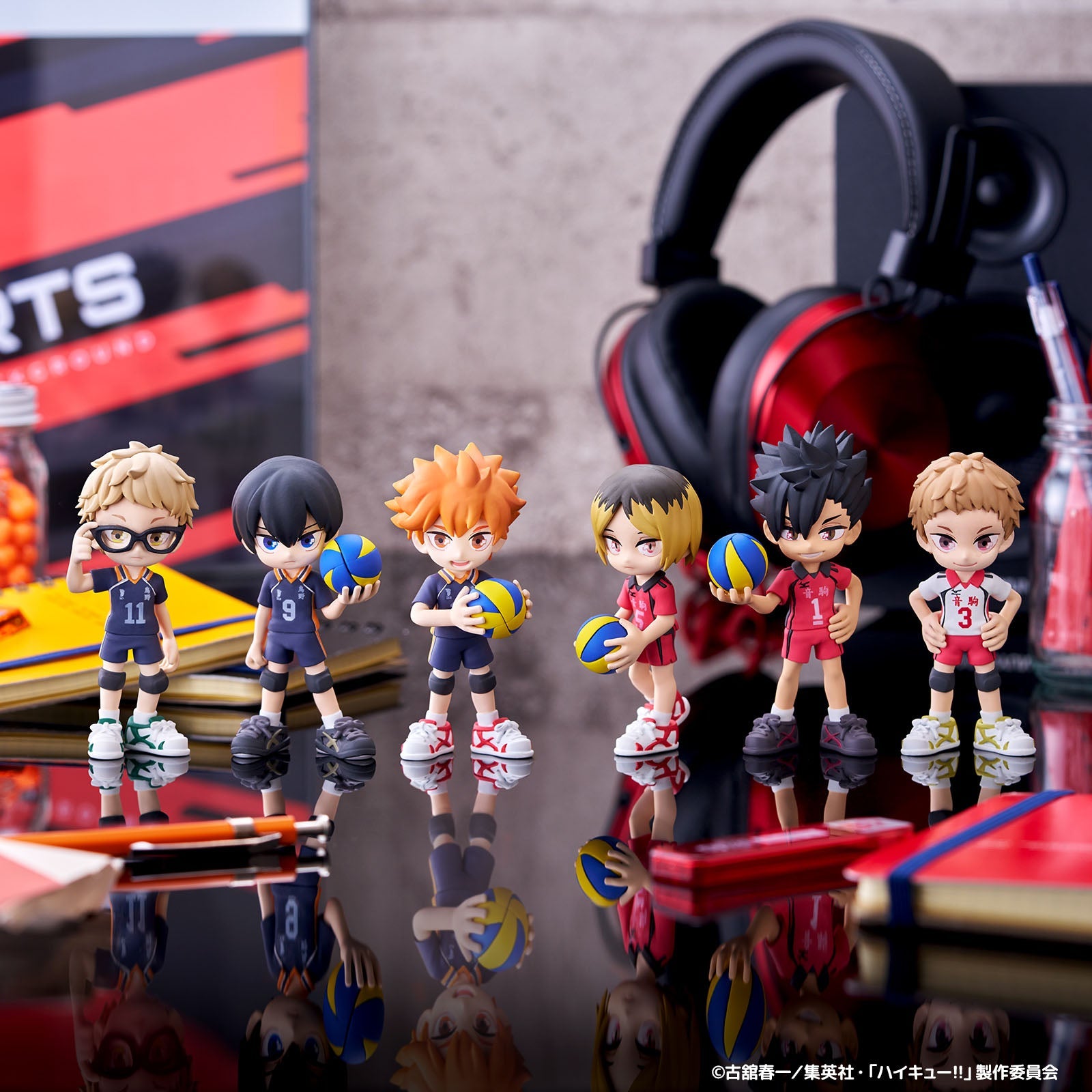 Bushiroad Creative PalVerse Haikyuu!! 6Pack BOX Figure JAPAN