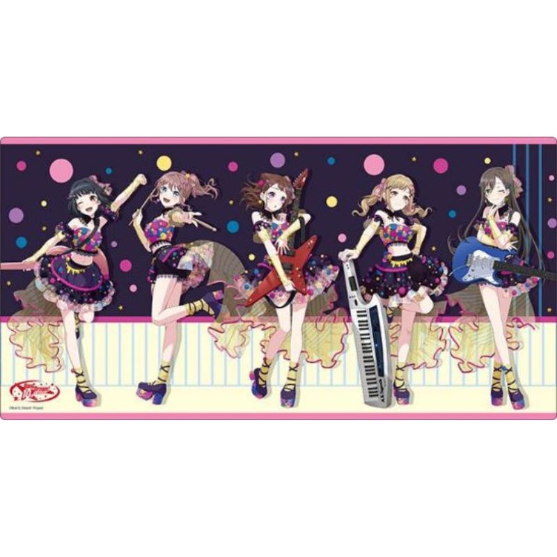 Bushiroad Rubber Mat V2 Vol.1697 BanG Dream! Poppin'Party 10th Anniversary