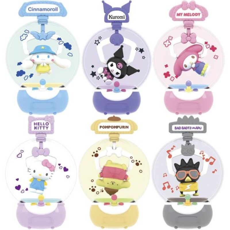 BANDAI Tokimeruzu BOX! Sanrio Characters Crane Game Figure 6Pack BOX JAPAN
