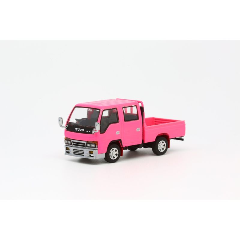 MODEL 1 Isuzu ELF Double Cab Custom Version Pink RHD 1/64 JAPAN