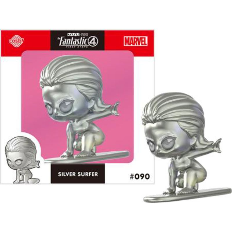 Cosbi Marvel Collection 090 The Fantastic Four Silver Surfer Figure JAPAN