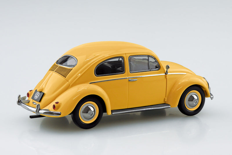 Aoshima RakuPla Snap Kit No.20-PY Volkswagen Beetle Postal Yellow 1/32 Modellbausatz