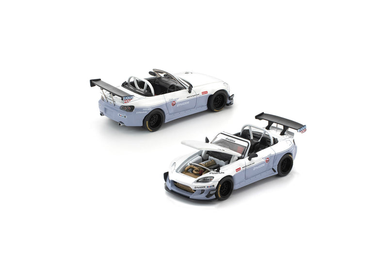 POP RACE Honda Pandem S2000 Branco 1/64 JAPÃO OFICIAL