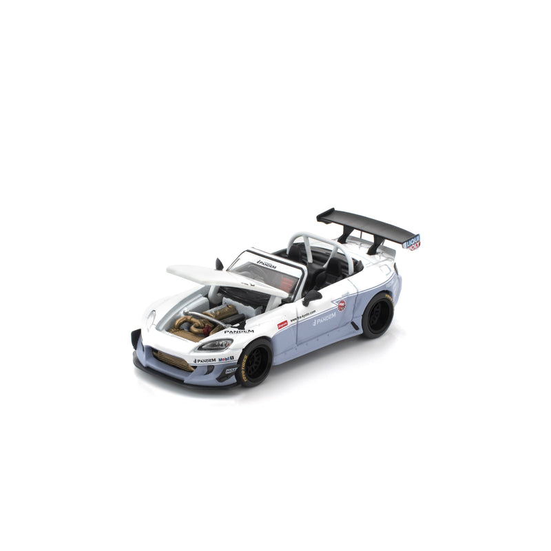 POP RACE Honda Pandem S2000 Branco 1/64 JAPÃO OFICIAL