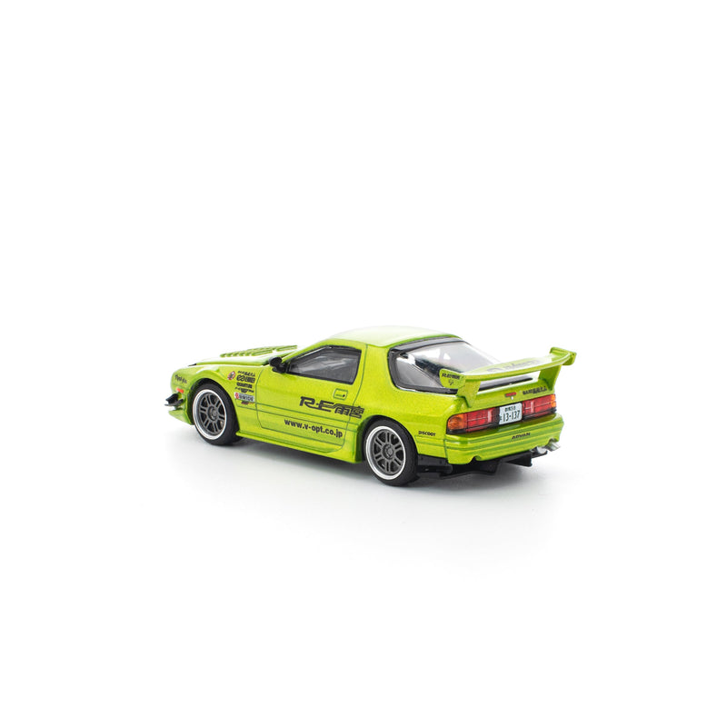 POP RACE Mazda RX-7 FC3S RE Amemiya Luminous Green 1/64 JAPAN OFFIZIELL