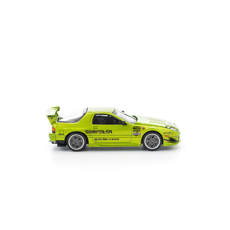 POP RACE Mazda RX-7 FC3S RE Amemiya Luminous Green 1/64 JAPAN OFFIZIELL