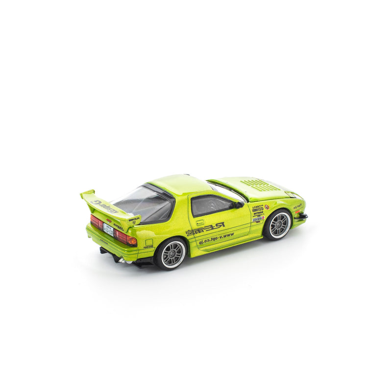 POP RACE Mazda RX-7 FC3S RE Amemiya Luminous Green 1/64 JAPAN OFFIZIELL