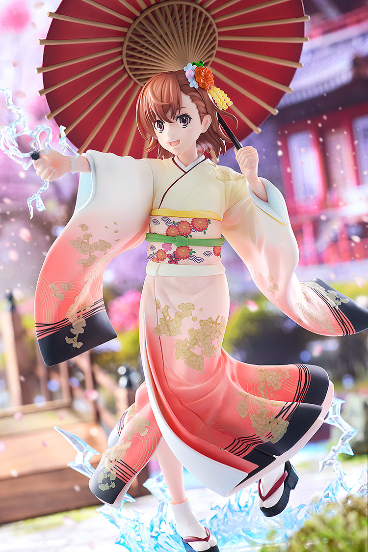 KDcolle A Certain Scientific Railgun T Mikoto Misaka Furisode Kimono 1/7 Figurine