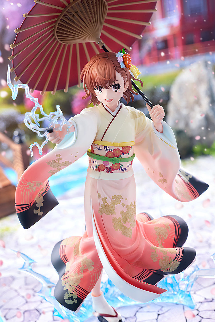 KDcolle A Certain Scientific Railgun T Mikoto Misaka Furisode Kimono 1/7 Figurine