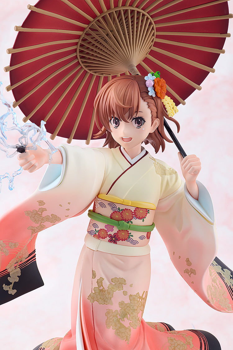 KDcolle A Certain Scientific Railgun T Mikoto Misaka Furisode Kimono 1/7 Figurine